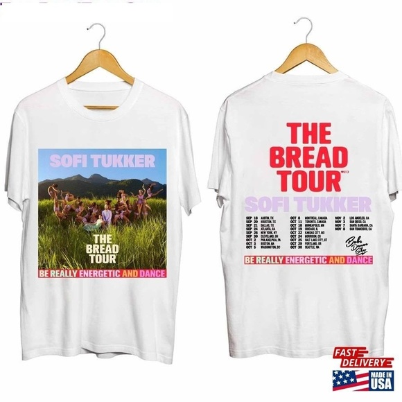 Sofi Tukker The Bread Tour 2024 Shirt Band Fan T-shirt Gift For Fan 2 Sided - Picture 1 of 4